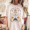 Moth Folk Art Shirt, Celestial Luna Moth T-Shirt, Cottagecore Aesthetic Clothes, Nature Lover Gift, Witchy Boho Butterfly Tee, Vintage Top