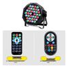 Pack of 2 - 36 LED Stage Par Lights: Wedding Performance, Sound-Activated Color-Changing Strobe Lights