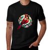 Stained Glass Cardinal Bird Tshirt Modern Style Print Tshirt