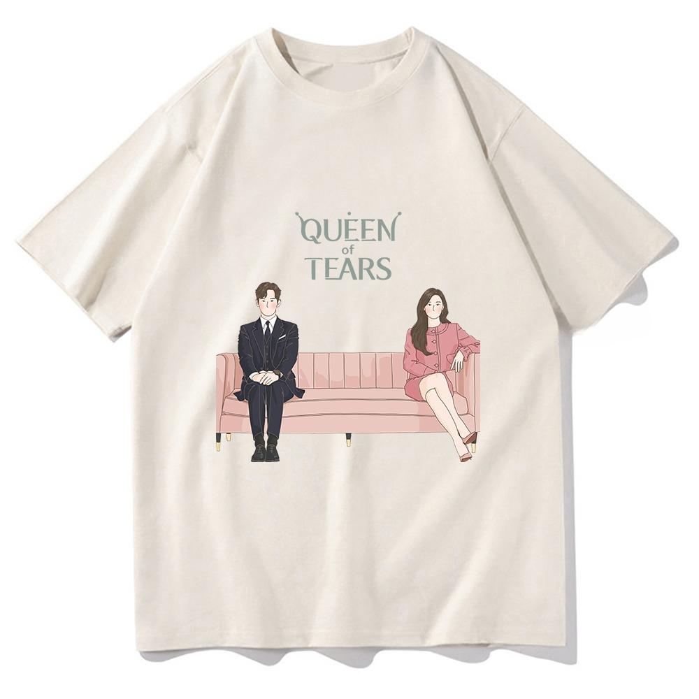 

K-drama Queen of Tears Tee Shirts 2025 Men/Women Clothing Harajuku Aesthetic T-shirt Vintage Unisex Street Wear Clothes Summer 4XL