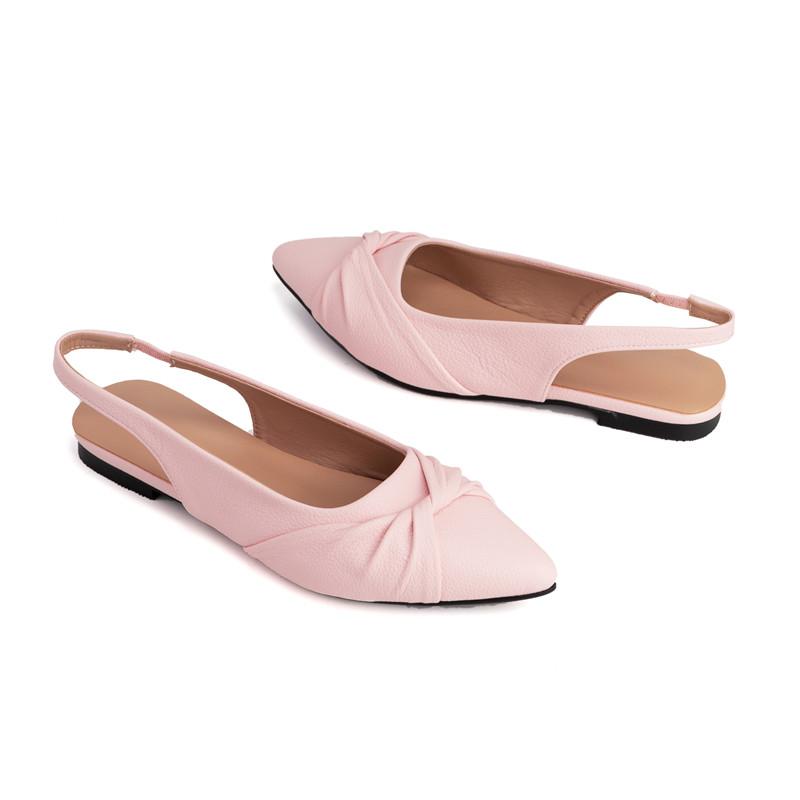 Women's Flat-soled Sandals Summer New Comfortable Versatile Pointed Large-size Sandals