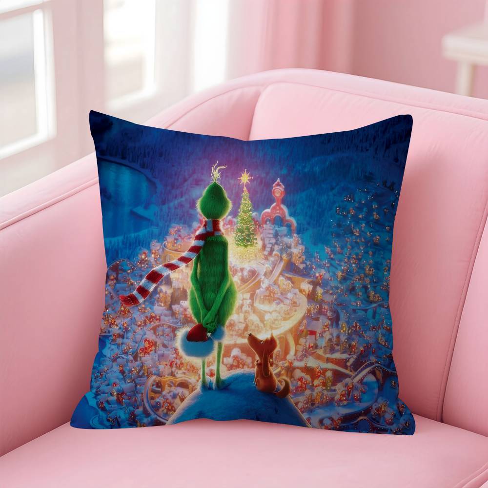 Movie The classic GGrinches Personalized Pillow Cover Kids Bedroom Wild Party Decor Pillowcase kid Birthday shower Gift