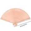 Vintage Hollow Carved Wooden Folding Hand Fan Chinese Style Bamboo Fan For Wedding Valentine'S Day Party Decor Summer Cooling