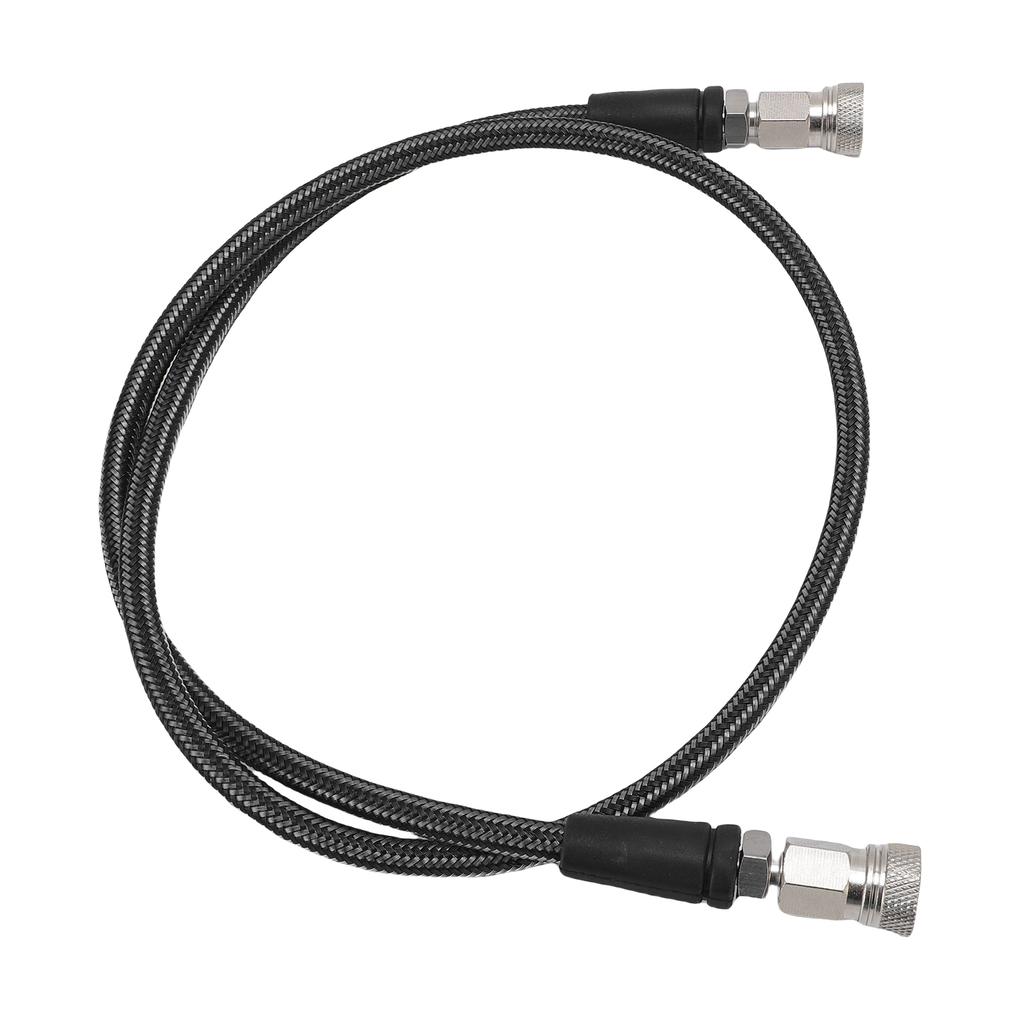 Pressure Inflation Hose 39 Inch 8mm Quick Connector Carbon Fiber Woven Stainless Steel High