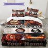 Name Custom Chucky Pattern Bedding Set Quilt Cover Pillowcase Home Decor Gift (1 * duvet cover + 2 * pillowcase, without core)