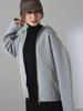 TEE Cardboard Zip Parka 36 64140081126 [Demilx Beams] L/S Women's LIGHT.GREY