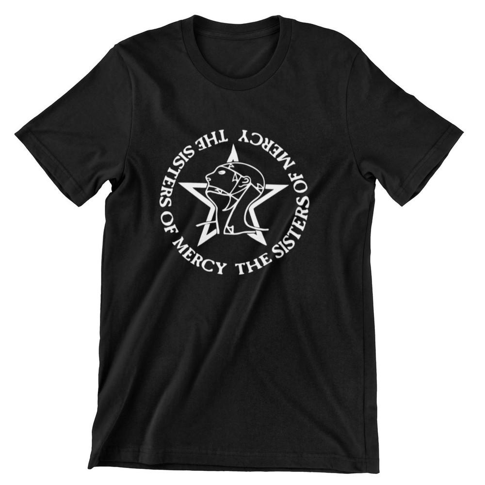 

Sisters of Mercy Post Punk 80s Retro T-Shirt, Music Unisex tee 2XL