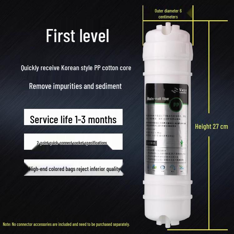 Universal Korean-Style Quick Connect Ultrafiltration Water Purifier Filter Cartridge Set