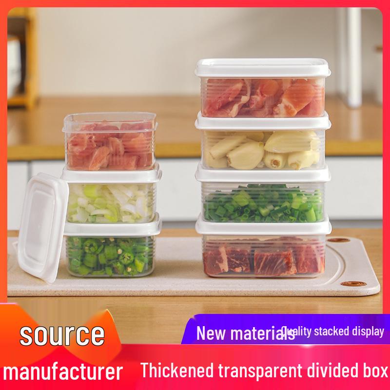 Microwaveable Portion Boxes for Frozen Meat, Grains & Miscellaneous Storage in Fridge/Freezer
