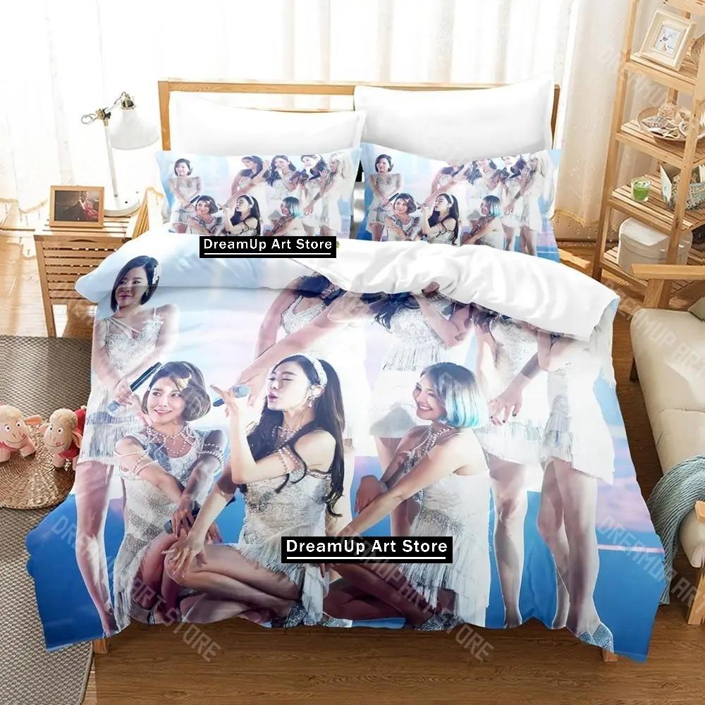 3D Printed Girls KPOP Generation Bedding Set for Boys Girls Duvet Cover Pillowcase Twin Queen King Full Single Double Sizes