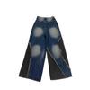 Women's Retro American Street Style Wide-Leg Jeans
