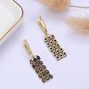 Luxurious and mysterious natural black spinel 925 sterling silver women's earrings for parties and weddings to wear