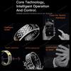 New Smart Ring LED Display Screen Heart Rate Blood Oxygen Monitor Waterproof Fitness Sports Smartring Men Women For Android IOS