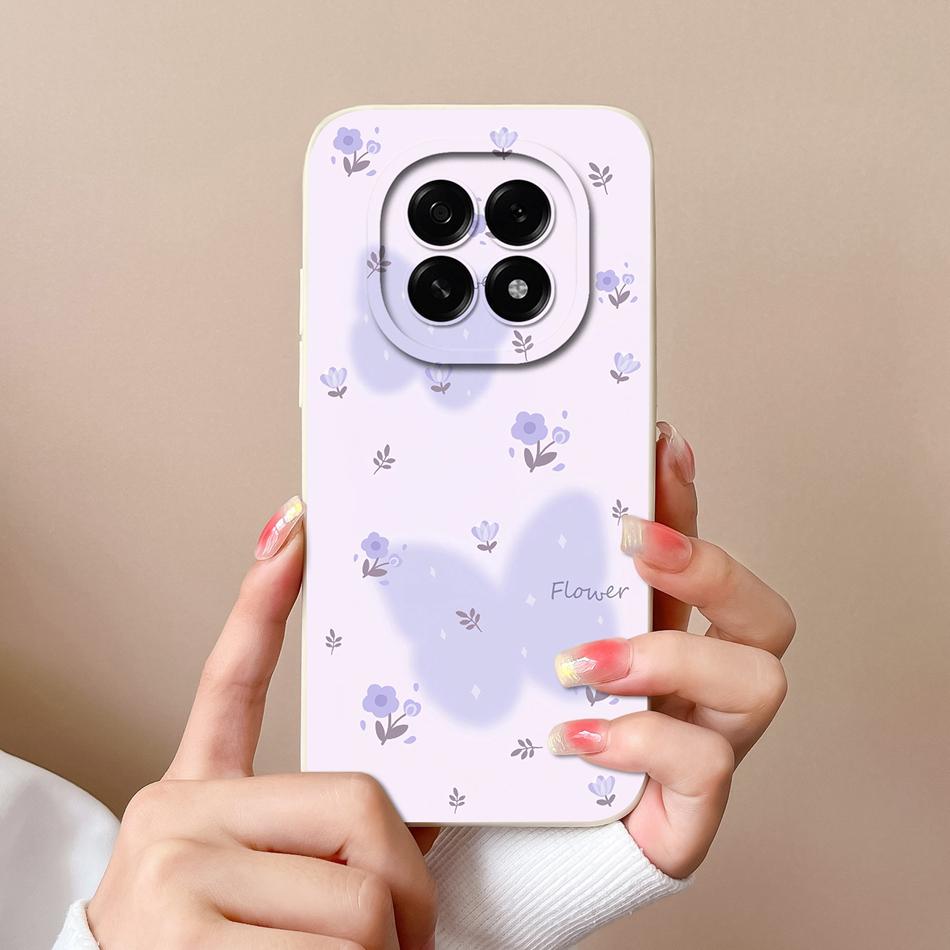 For Oppo A5 Pro 5G Phone Case Cute Cartoon Back Cover For Oppo A 5 2025 Full Protection Soft Liquid Silicone Anti Drop Housing