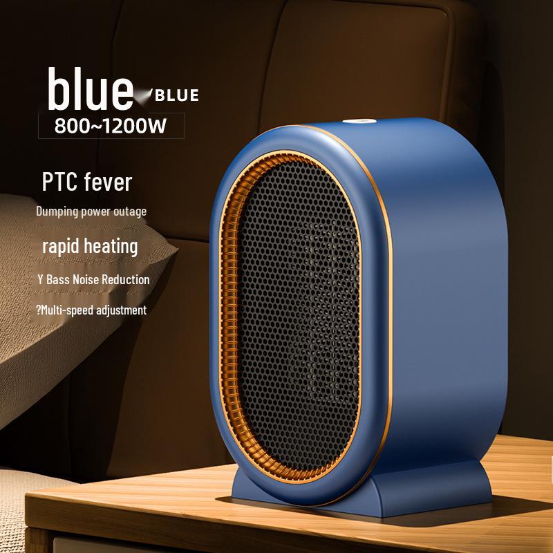 Quick Heat PTC Electric Fan Heater for Living Room & Bedroom - Low Noise, Safe Tip-Over Feature