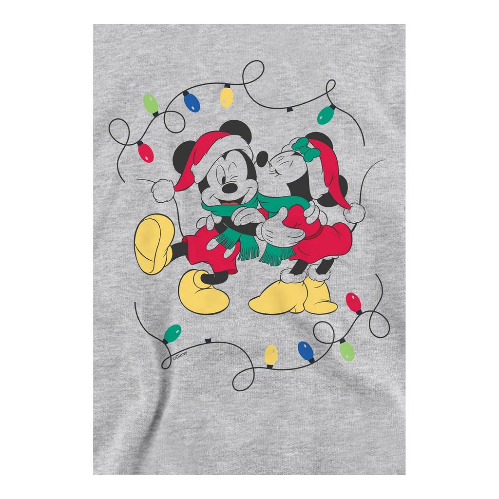Disney Childrens/Kids Mickey Mouse & Minnie Mouse Christmas Kiss Heather Hoodie