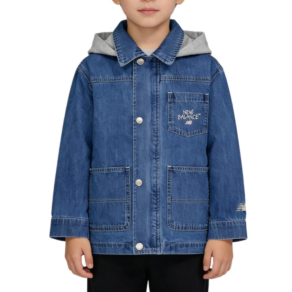 New Balance Denim Jacket SS26 Kids' ND7AG26023-BL