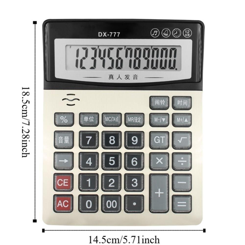 Clear Display Desk Calculator Large Standard Calculator Durable Function Calculator  Home