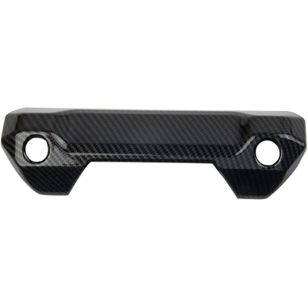 Carbon Fiber Style Trunk Rear Door Handle Trim Cover for Toyota Tundra 2022-2026 (Two Hole)