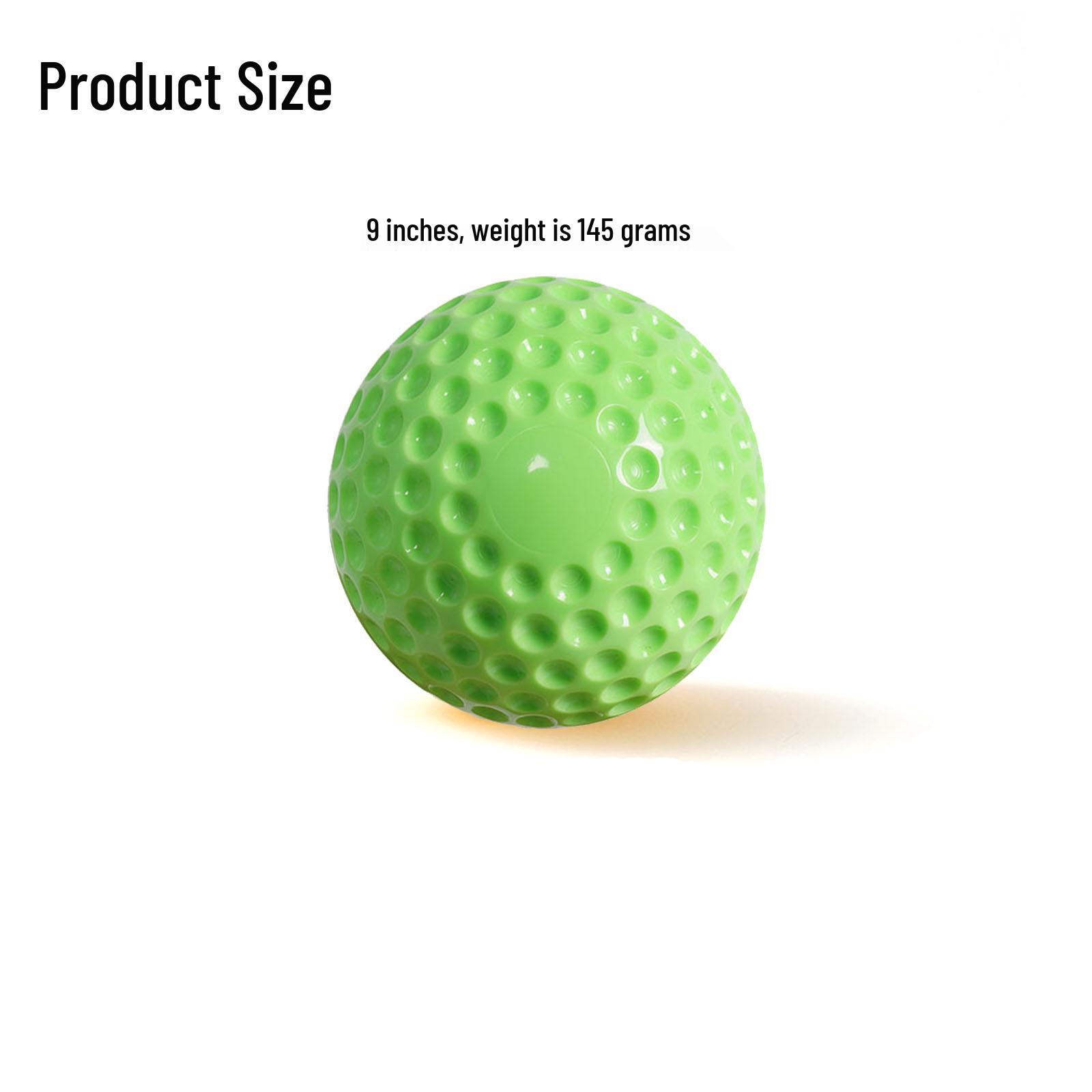 PU Solid Dimple Training Balls for Baseball & Softball - High-Quality, 9 & 12 9 inch