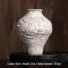 Jingdezhen Designer Wabi-Sabi Ceramic Flower Vase - Ornament Pottery Jar for Hydroponic Flowers and B&B Décor