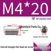 201 Stainless Steel Headless Set Screw - Flat End Socket Screw