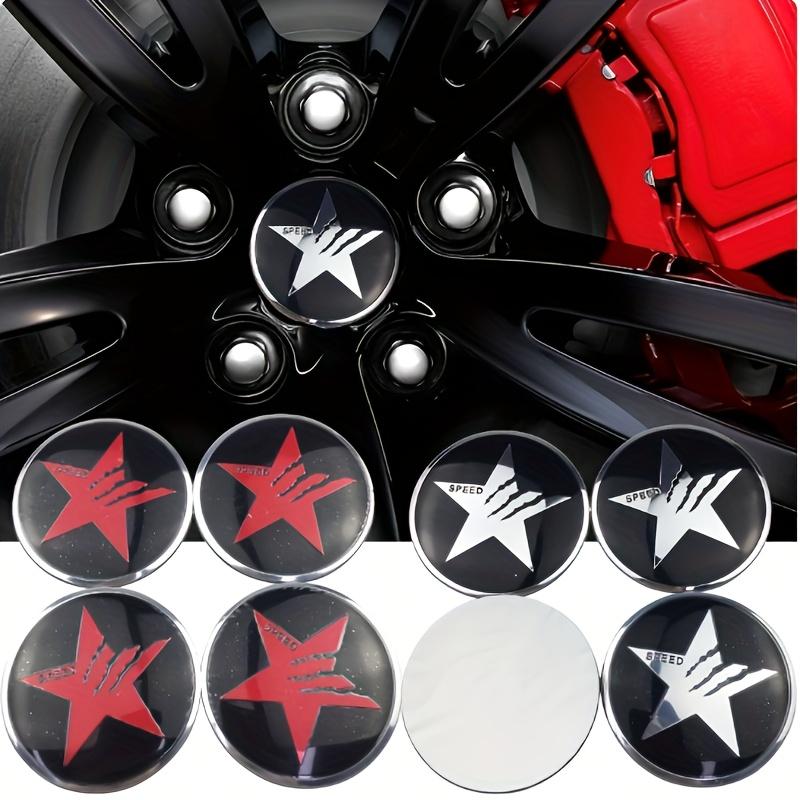 4pcs of 56Mm Car Logo Hubcaps - Automotive Center Wheel Hub Stickers