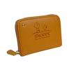 Snoopy Coin Round Zipper Mini Charlie SNOOPY Short Wallet Wallet, Purse, Wallet, Mini, Women's, Simple, Adult, Brown, Cute, Character, Accordion,