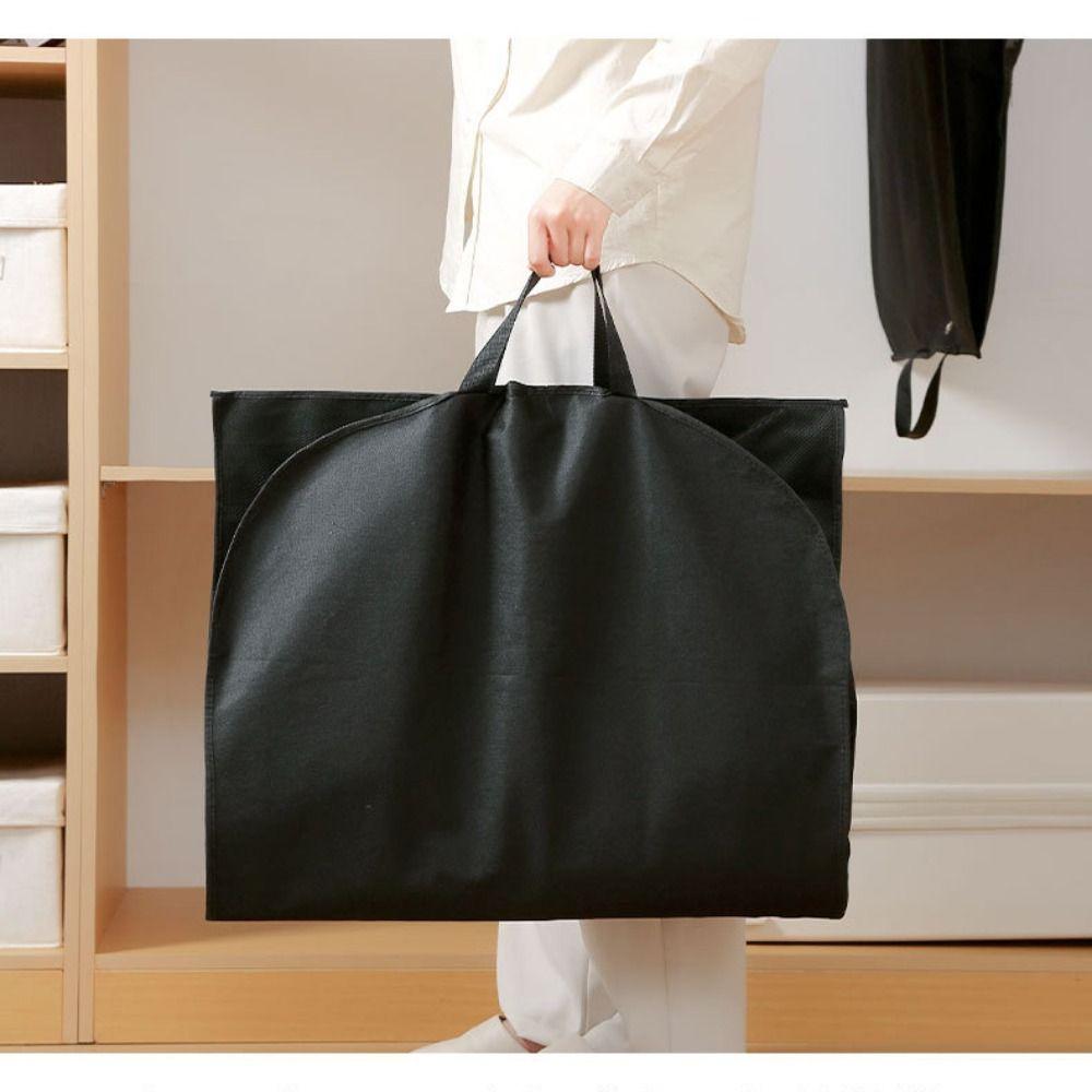 Mesh Pockets Portable Garment Bags Multi-Compartment Foldable Travel Garment Bags with Window Hanging Dress Dust Bag Travel