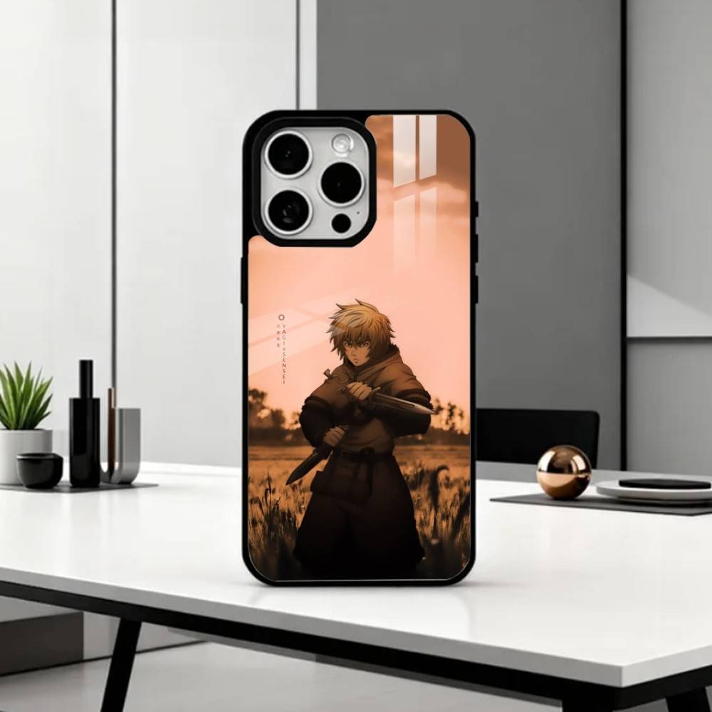 

Viking V-Vinland Saga Phone Case For iPhone17,16,15,14,13,12,11 Plus,Pro Max Magnetic For Magsafe Wireless Charging iPhone15PROMAX