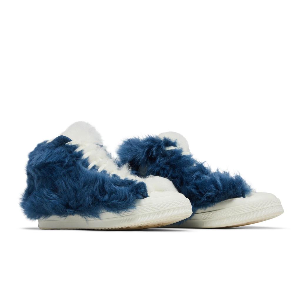 Converse Chuck 70 High 'Fuzzy - Navy Blue' (Unisex) Navy Blue / Camel / Egret Skate Shoes 170587C