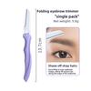 3Pcs Eyebrow Trimmer Set Stainless Steel Beauty Makeup Tool Safety Eyebrow Razors