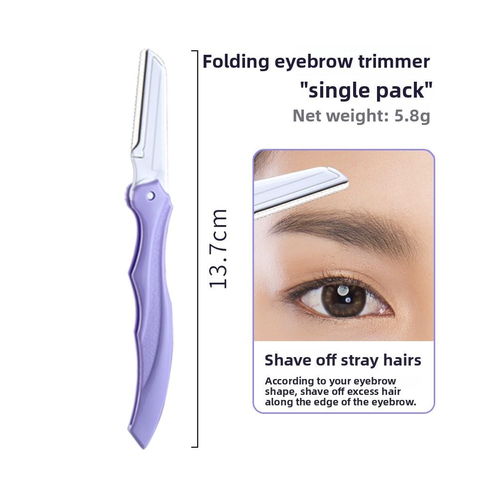 3Pcs Eyebrow Trimmer Set Stainless Steel Beauty Makeup Tool Safety Eyebrow Razors