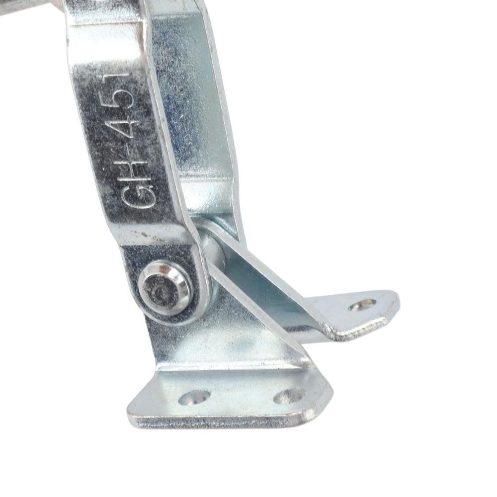 

Quick Holding Adjustable J Hook Toggle Clamp Galvanized Iron Silver Toggle Latch Clamp Hook Latch Clamp Door A