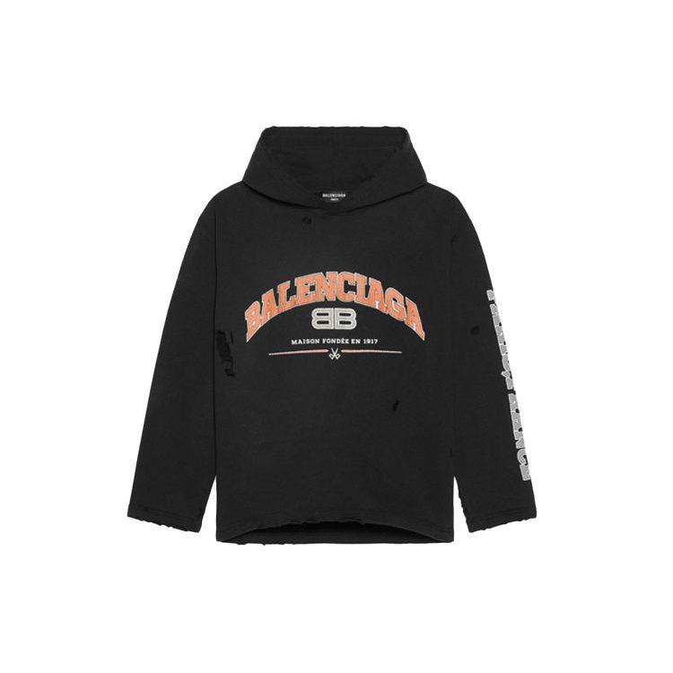 Balenciaga Sweatshirt Regular Fit Women's Black 670946TLVJ30107