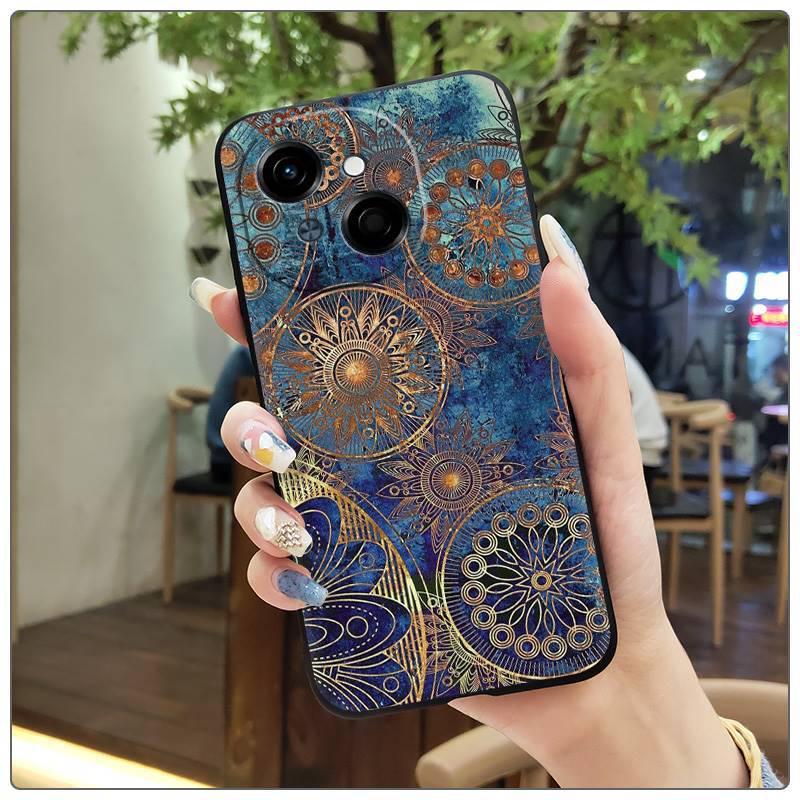 Luxury Soft Phone Case for Tecno POP9 4G/Spark GO 1/KL4 - Full Edge & Stylish Design for Women