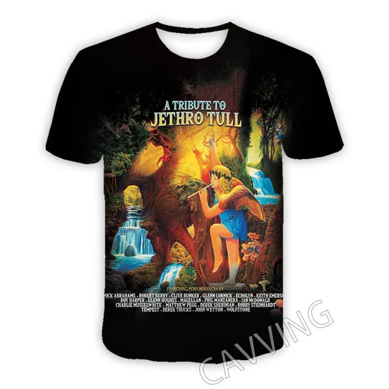 

Чоловічі повсякденні футболки Jethro Tull з 3D-друком Стилі хіп-хоп Харадзюку Топи Одяг XXXL