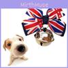 Cute Pet Bell Collar With British Flag Bow Tie Perfect Gift For Dog And Cat Lovers