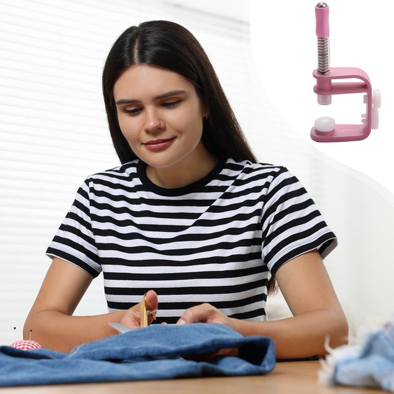 Button Installing Tool Ergonomic Snap Button Hand Pressing Tool Button Fastening Tools For Tailors Designers Handymen