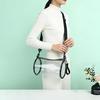 Transparent Laser Crossbody Bag For Women Cylindrical Fashion Mini Shoulder Messenger Bag PVC Jelly Small Tote Bag