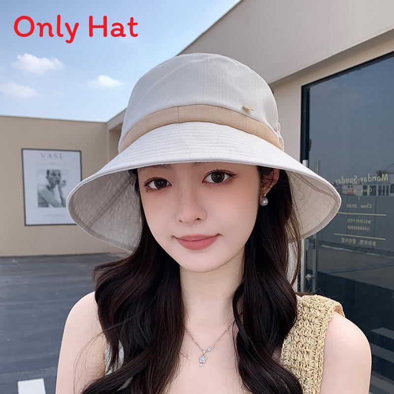 Sun Protection Fisherman Hat With Wide Brim For Summer Beach Vacation Sun Shade Fashion Accessory