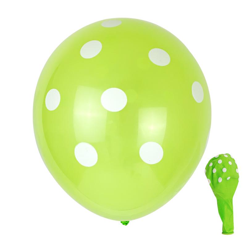 12-Inch Polka Dot Latex Balloons for Birthday, Wedding & Celebration