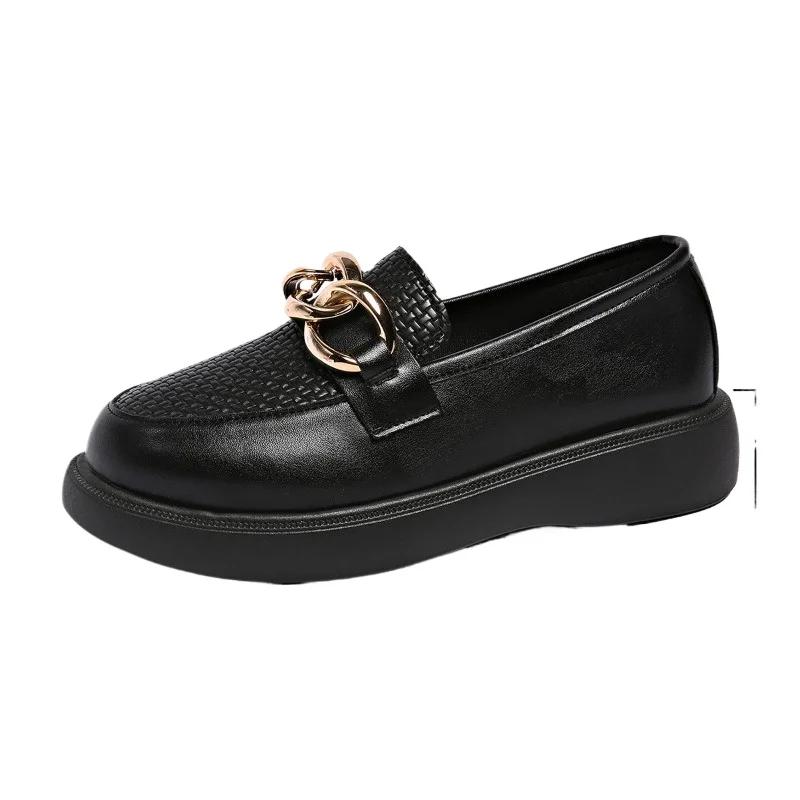 Fashion 2025 New Ladies Shoes Slip-on Women's High Heels Fashion Metal Decoration Casual Hot Sale Plus Size Best Seller Shoes for Women