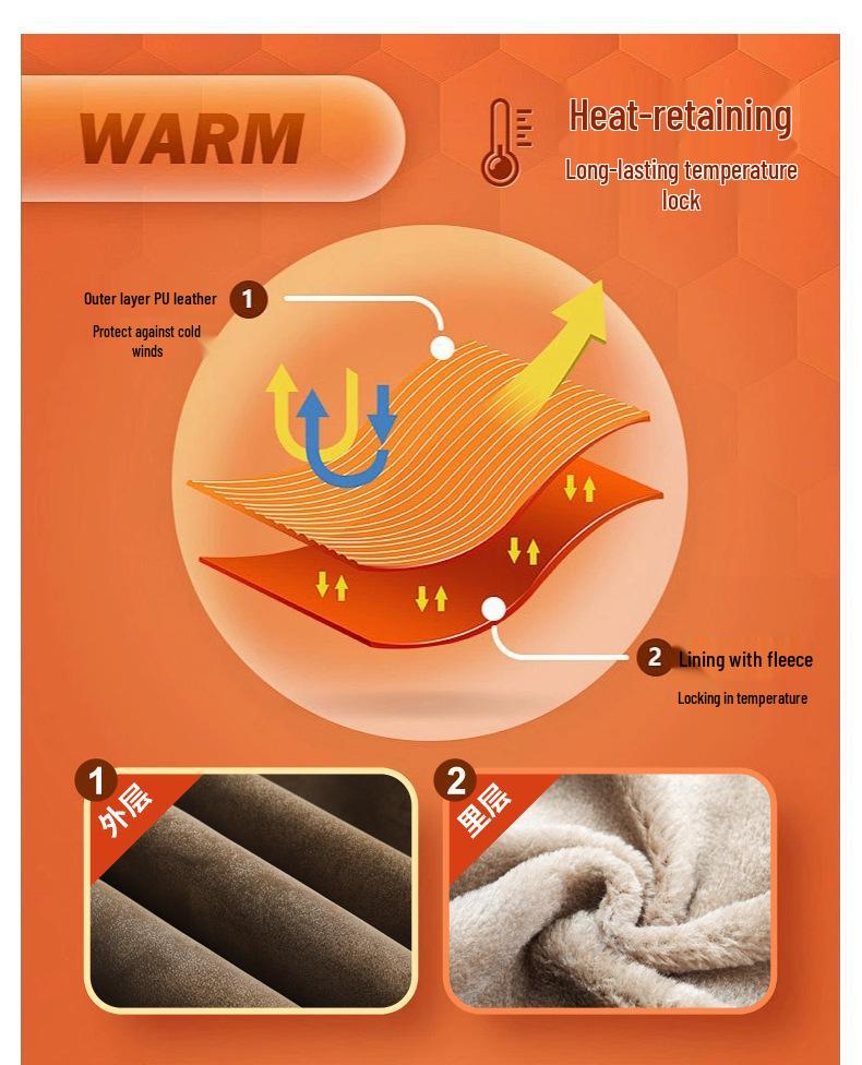 Men's Suede Jacket with Fleece, Thickened Stand-Up Collar - Trendy Warm Autumn/Winter Casual Jacket for Young Men