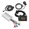 Elektrofahrrad Umbausatz 36V 48V 1000W 30A Bürstenloser Motorcontroller M3 Display Daumengas