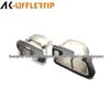 Carbon Fiber Tailpipes for Mercedes-Benz A, C, E, S, GLE, GLS, GLC - Scorpion AM* Square Quad-Outlets