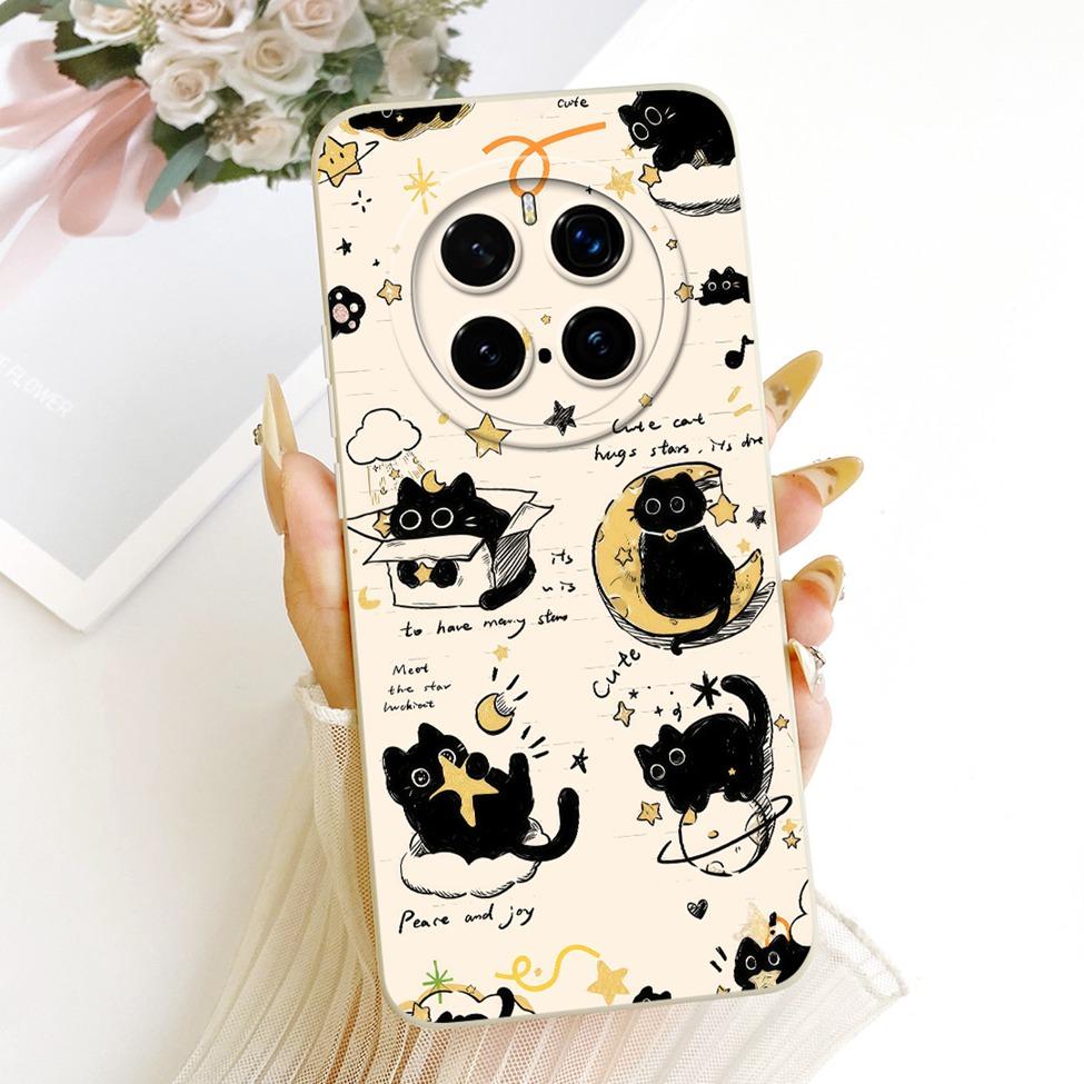 For Honor Magic 7 Pro Case Silicone Cute Cartoon Luxury Fashion Bumper Cover For Honor Magic7 Pro PTP-N49 PTP-AN10 Casing
