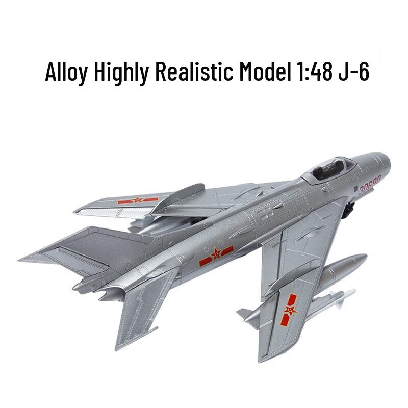 J-6 Fighter Aircraft Model (1:48 Scale)