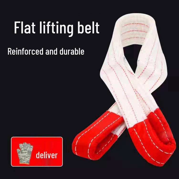 Nationaler Standard Flacher Nylon-Kranseil: 2/3/5/10 Tonnen Gabelstapler & Auto Abschleppseil