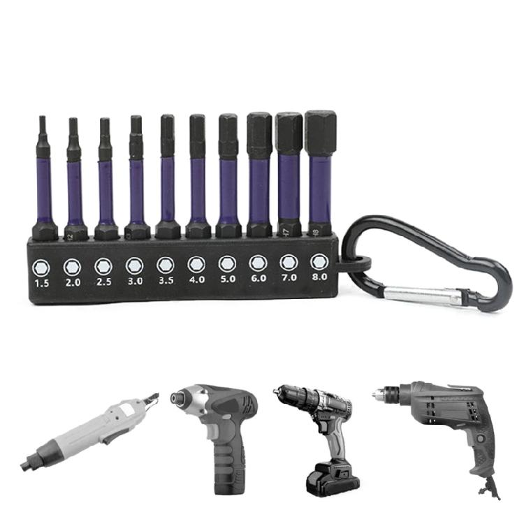 Magnetic Impact Screwdriver Bit Hex Shank H 1.5-H 8 Hexagonals TorxScrewdriver Bit